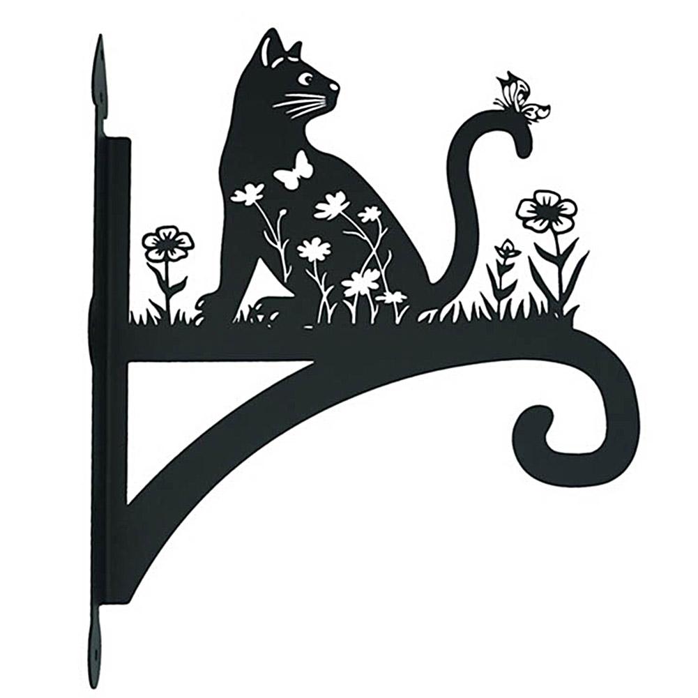

Silhouette Plant Hook Iron Outdoor Plant Hanger Multifunctional Decorative Hanging Bracket for Bird Feeder Flower Pots