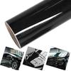 Premium Glossy Bright Black Self-adhesive Vinyl Car Wrap Film Vehicle Decal Auto Decor Film Air Bubble Free Paper Based Package