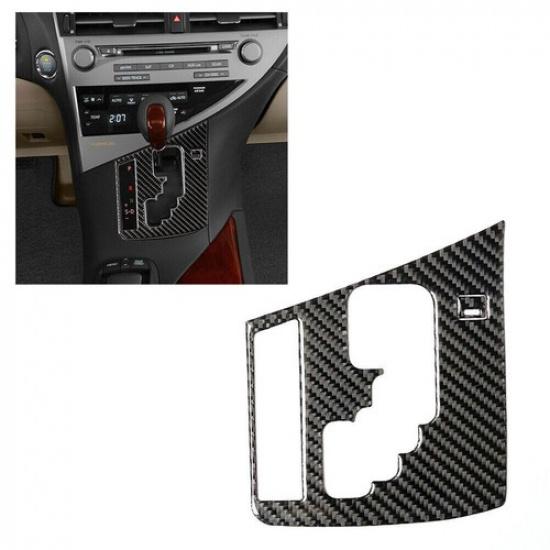 For Lexus RX350 RX450H 2010-2012 Carbon Fiber Gear Shifter Panel Cover Trim