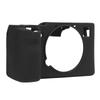 Camera Housing Case Soft Silicone Skin Housing Protective Cover for Sony A7C ProtectionBlack