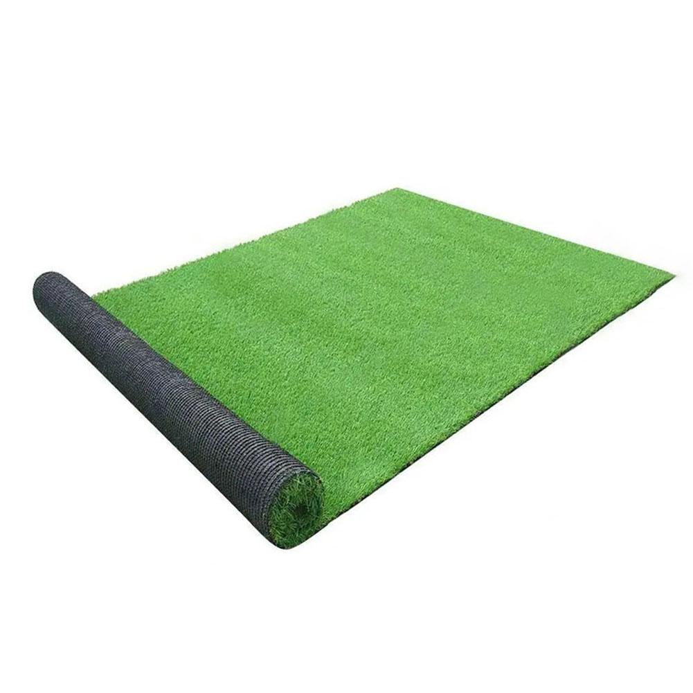 1 Pcs Artificial Turf 1x2m/0.5×1m Garden Outdoor Green Artificial Turf Thick Turf Party Decor Fake Plastic Grass
