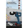 Protable Hydraulic Electric Crimping Tool with 8 Dies Rechargeable Lithium Battery Crimping Pliers 4-70mm² Electric Crimp Plier