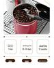 304 Stainless Steel Airtight Coffee Canister with Date Tracker and Exhaust Valve for Freshness