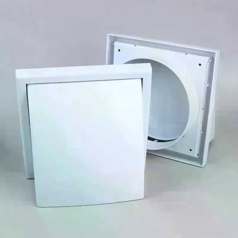 1 ks ABS venkovní nástěnný ventilační mřížka s klapkou pro odvětrávací potrubí digestoře, vývod vzduchu, materiál odolný proti povětrnostním vlivům 100 mm 125 mm 150 mm