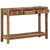 Console Table Brown 107 x 33 x 76 cm Solid Upcycled Wood