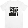 The Byrds 60-talls Musikk Passform for Menn Kvinner Kvalitet Bomulls T-skjorte Hvit.