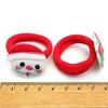10pcs Fashion Girls Popular Christmas Hair Rope Tree Santa Bell Snowman Elastic Hair Band ( Style Random)