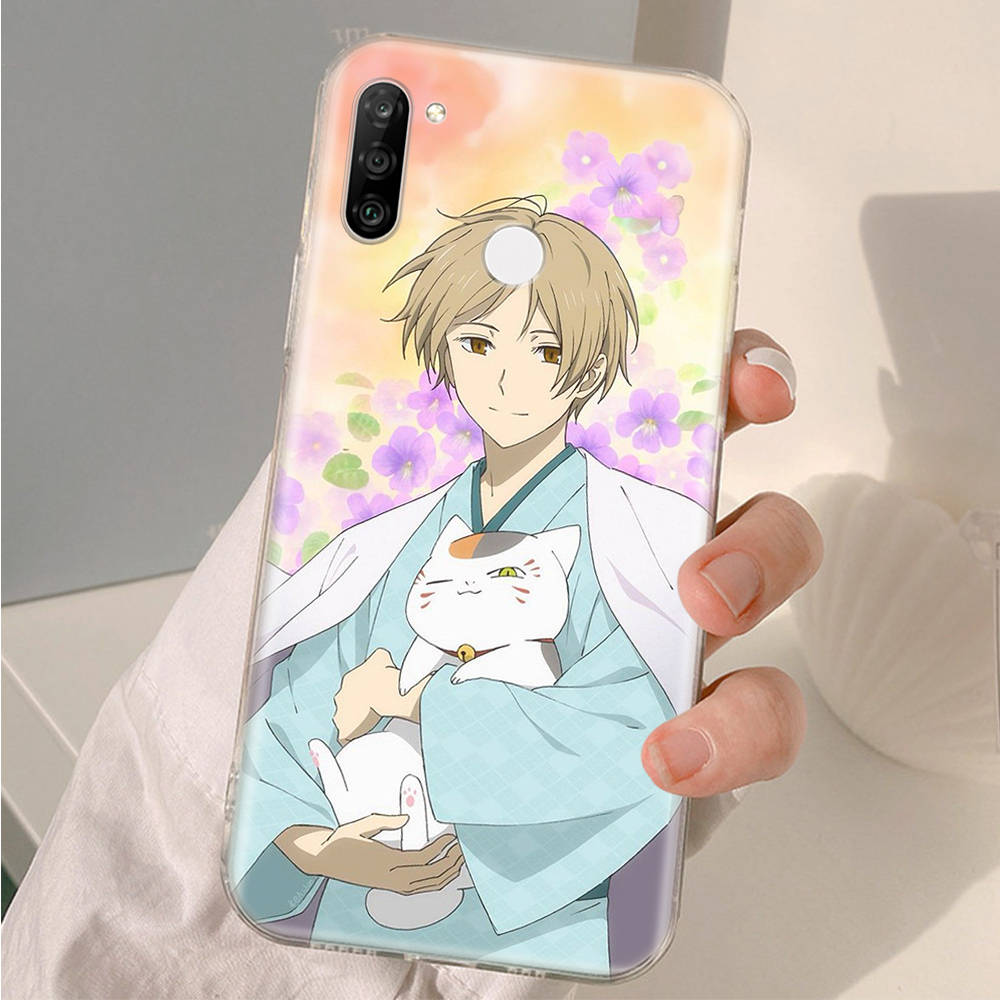 AD78 Natsume Yuujinchou Clear Case for Samsung A04 A14 A23 A34 A54 M23 M33 M52 M53 Realme 10 9 C30S C35 C55 VIVO Y02 Y21 Y33S Y51 X80 V25 Cover