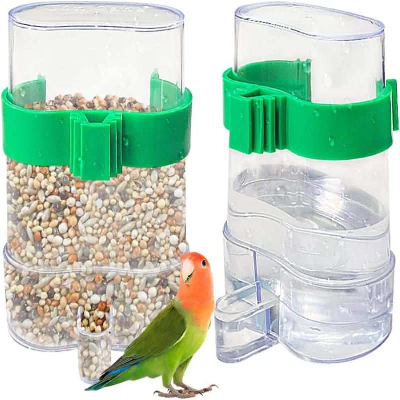 

Automatic Bird Water Dispenser Bird Drinking Feeder Transparent Bird Cage Water Fountain For Budgie Cockatiel Lovebird Canary 1pcs