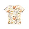 Kids Animal Print Casual Loose Fit Short Sleeve T Shirt Round Neck Comfortable Soft Fabric Top for Everyday Wear