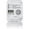 Auto-Kohlenmonoxid-Detektor Batteriebetrieben Gasdetektor mit Display und Thermometer