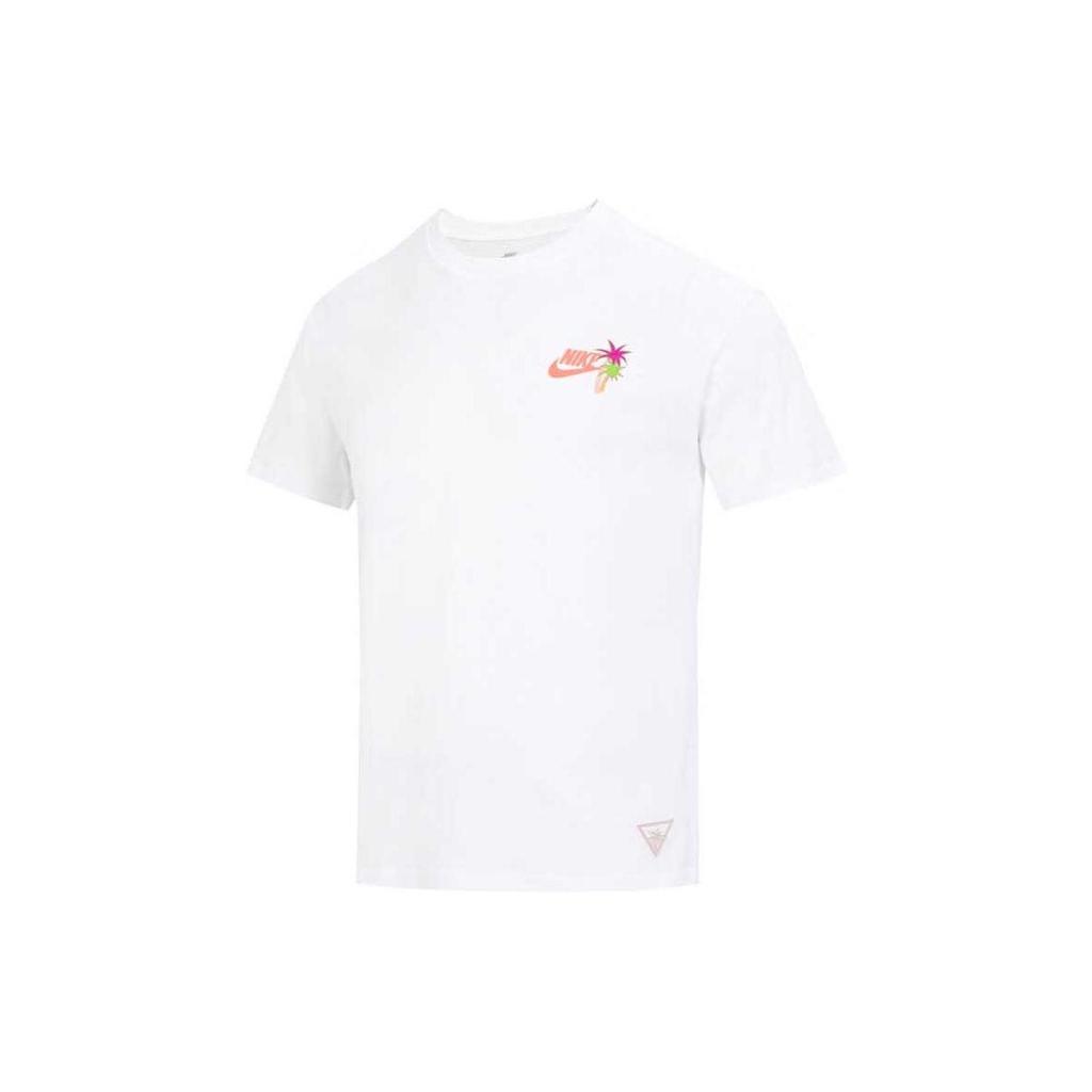 Nike Cartoon Print Breathable Crew Neck T-Shirt Men Tops White FB9795-100