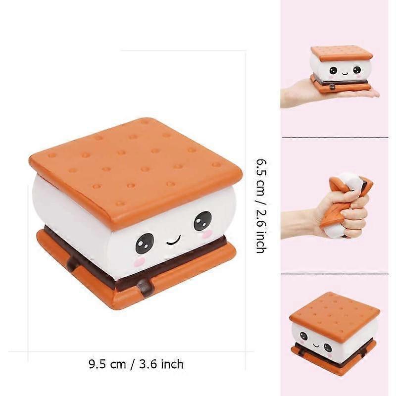 Barsinfi Quetsch Stressabbau Kuchen Schokoladenkeks Kawaii Weich Rückprall Kinderspielzeug