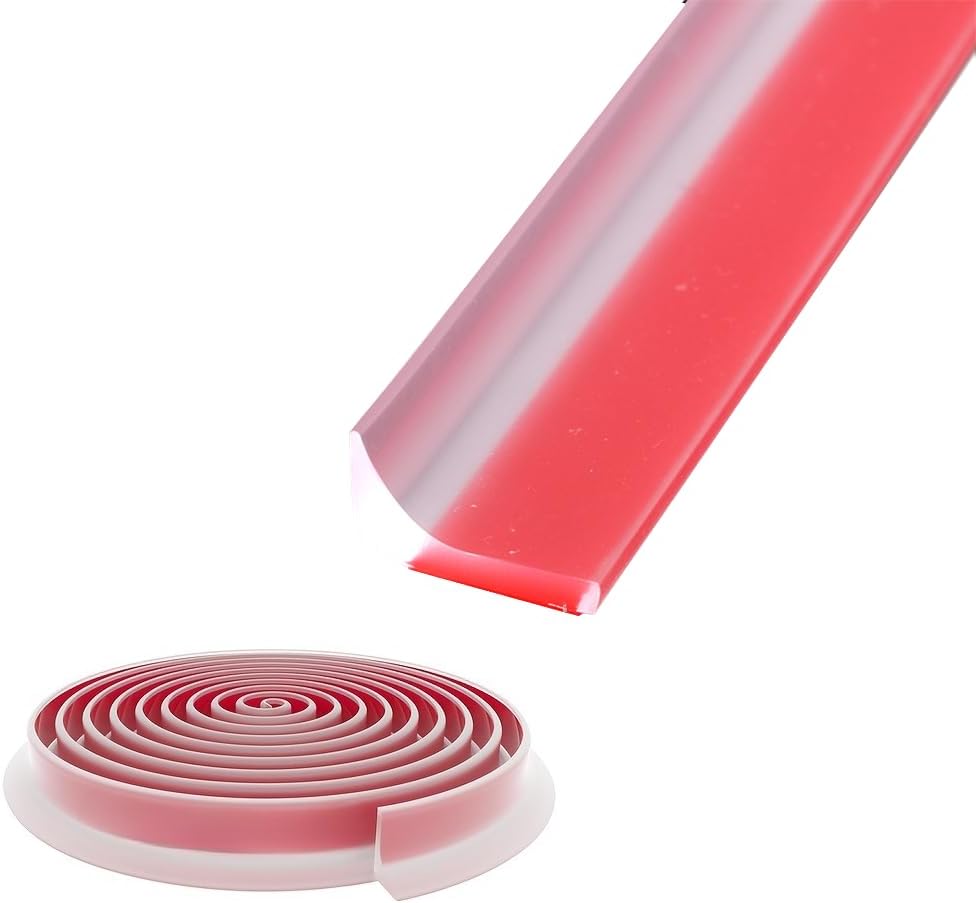 

1pc 2m/78.74in Shower Threshold Water Dam, Kitchen Sink Splash Guard, Shower Barrier Water Dam прозорий