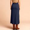 Women Casual High Elastic Waist Slimming Lady Tight Long Skirt