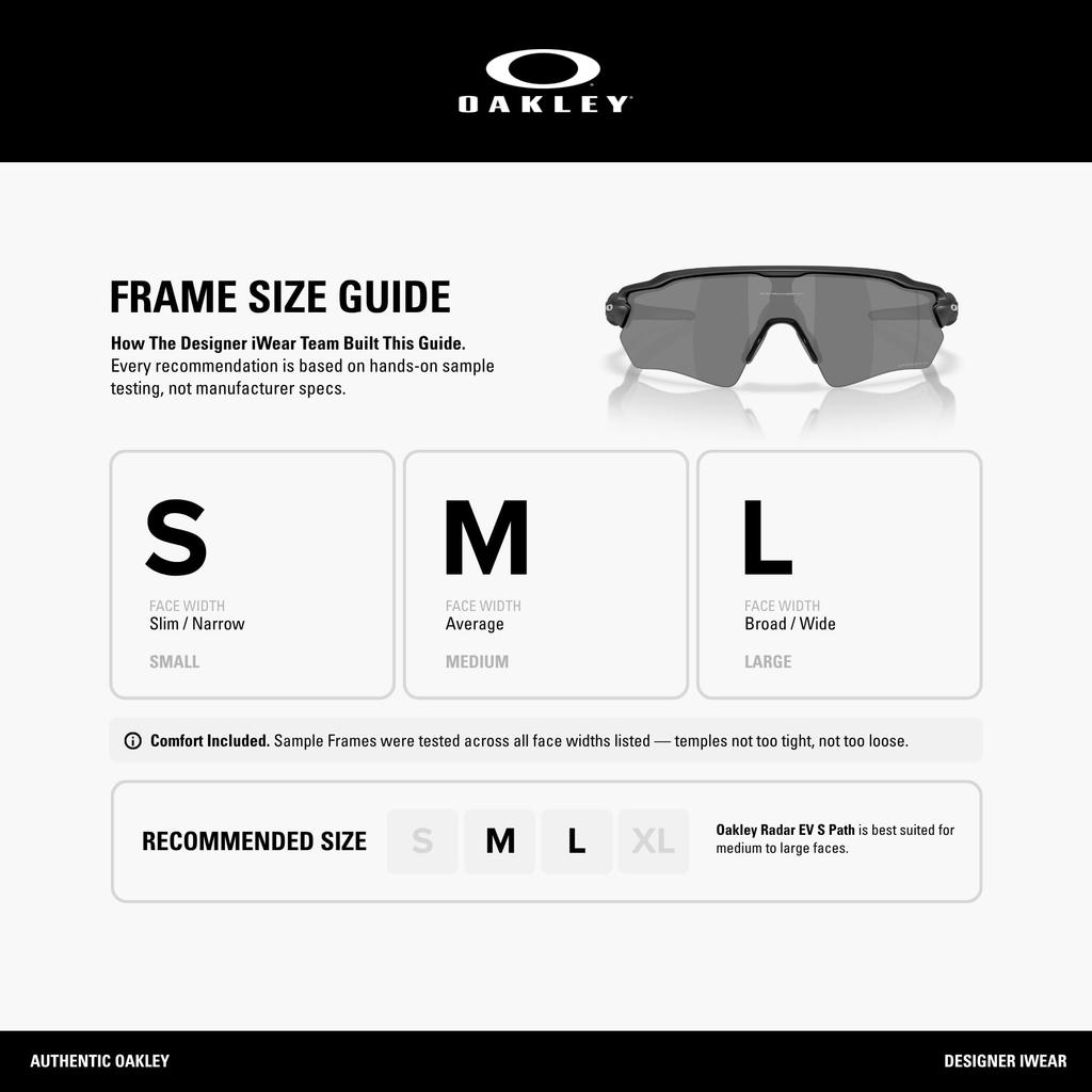 Oakley OO9510 131 RADAR EV S PATH Polarized Sunglasses - Matte Black / Prizm Black Polarized
