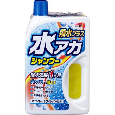 SOFT99 Car Shampoo Water Red Shampoo Water Repellent Plus White White Pearl 750ml Car Body Repellent Sponge 04270 & Cleaning/Water