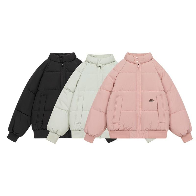 Men's and Women's Same Short Casual Cotton-padded Clothes, Thickened Loose Cotton-padded Jackets In Winter