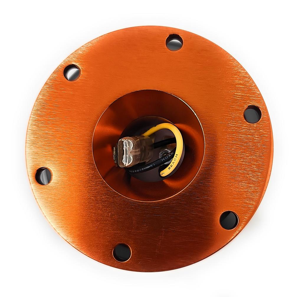 NRG Gen Steering Wheel Quick Release Kit Orange Body Titanium Chrome Ring SRK-200OR 2.0 - &