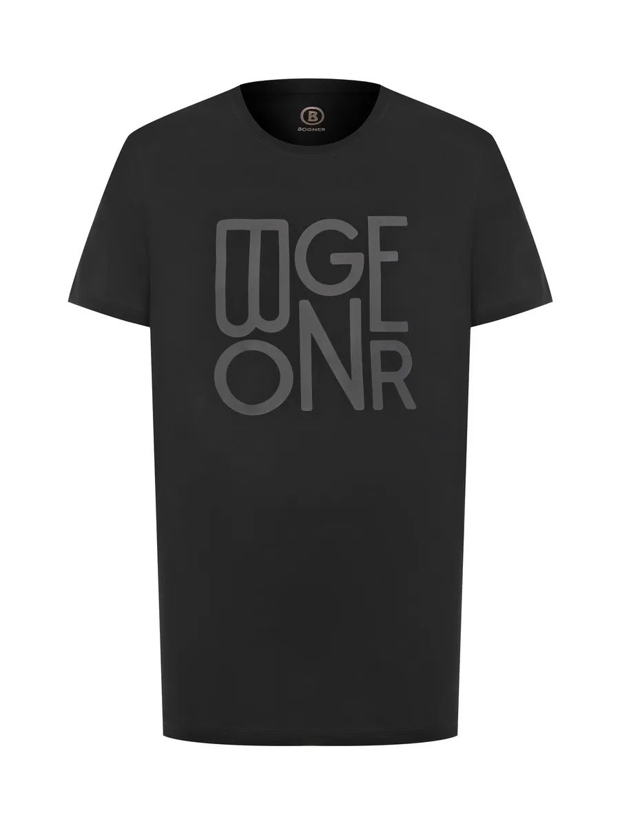Russian style print T-shirt S