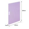 KOKUYO File Clear Book MOTTE A4 10-osaline tasku, lilla La-LM10V