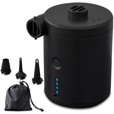 FIELDOOR Electric Air Pump, USB Rechargeable, with Storage Pouch, Compact, for Pools, Air Beds, Camping, Outdoor Activities, and Leisure