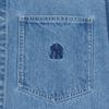 New MLB New York Yankees Denim Jacket Unisex Light Blue 3ADKV0151-50BLL