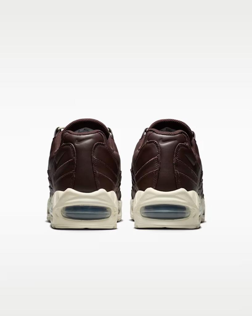 IM0696-200 Nike Air Max 95 Big Bubble Leather Baroque Brown Black (Men's)
