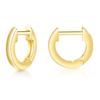 Orecchini Classici Brillanti in Zirconia Cubica da Donna Colore Oro Rosa Carini Mini Accessori per Orecchie Lobe Gioielli alla Moda E547