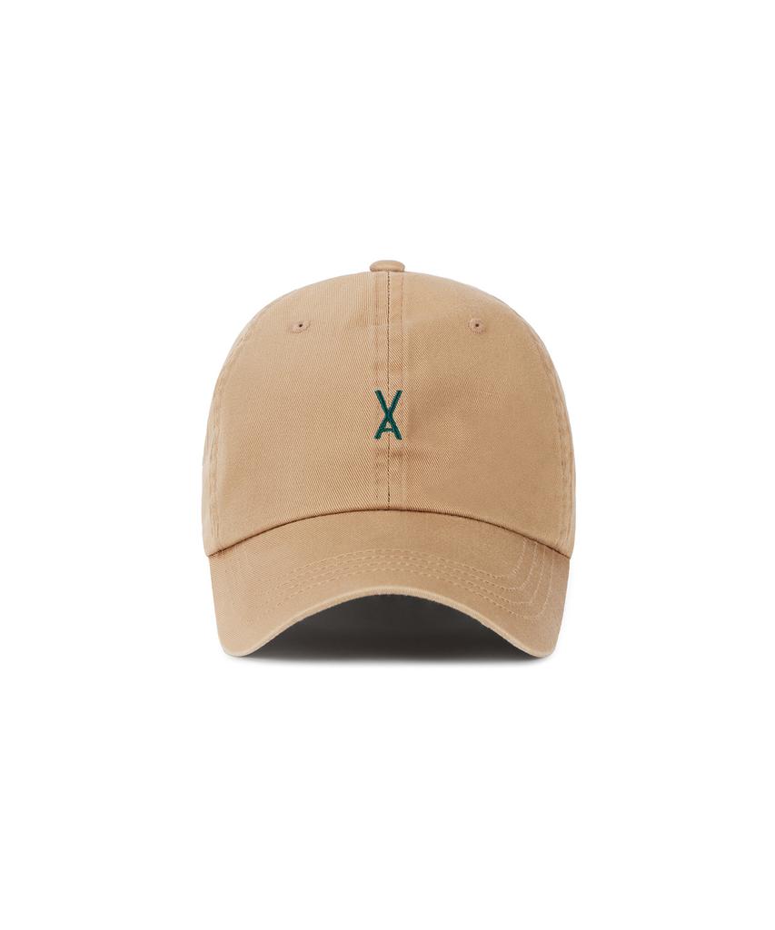 Bajal Logo Oversized Chino Ball Cap Beige
