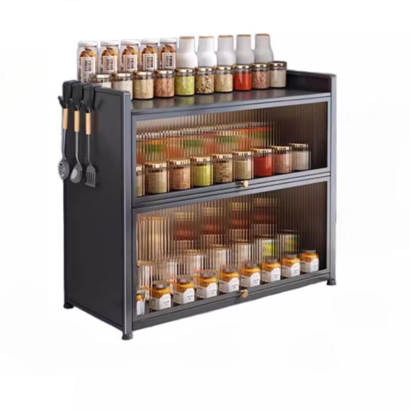 Multi-functional 3-Tier Kitchen Countertop Storage Rack