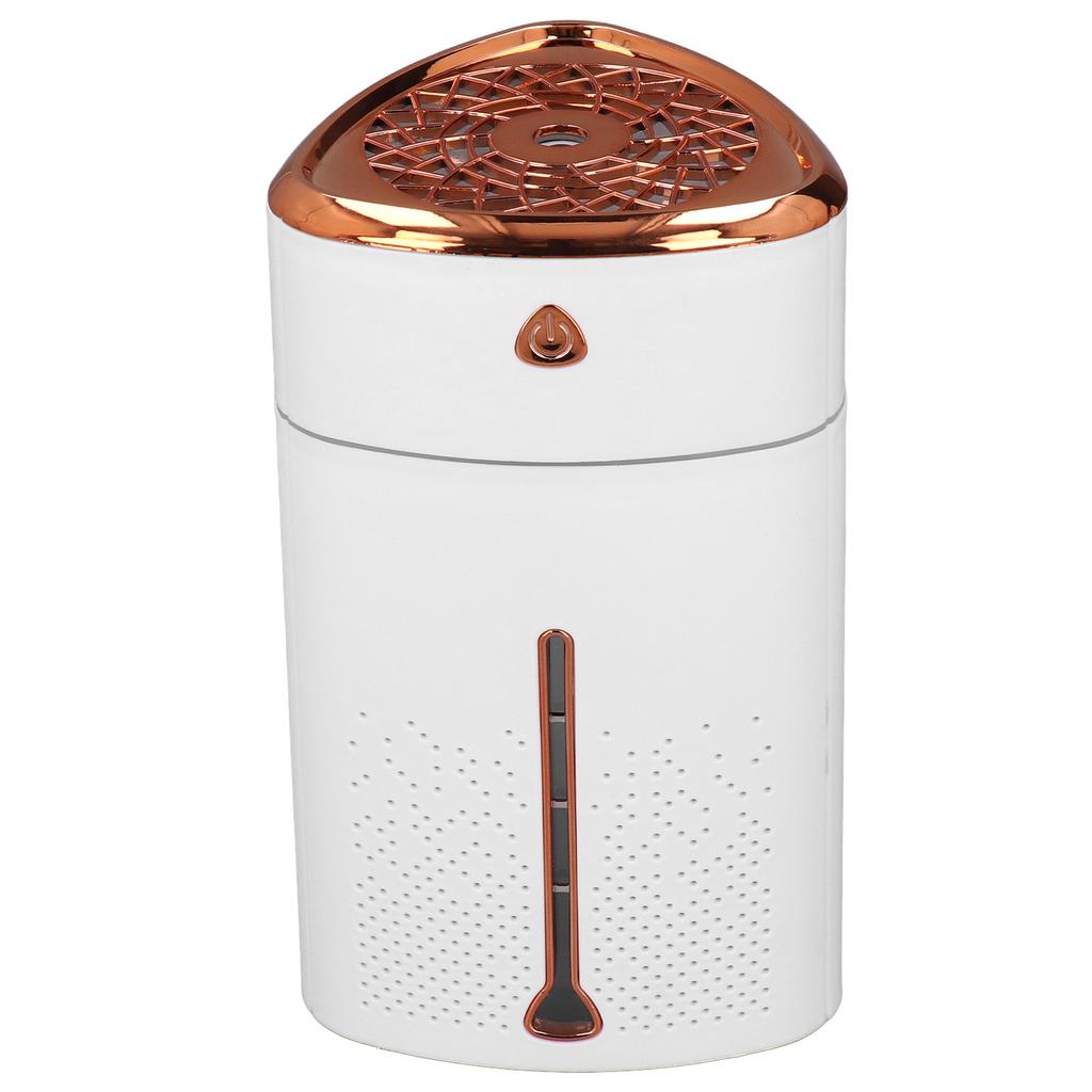 Desk Humidifier White 1000ml USB Interface Colorful LED Light Touch Control Small Humidifier for Hom