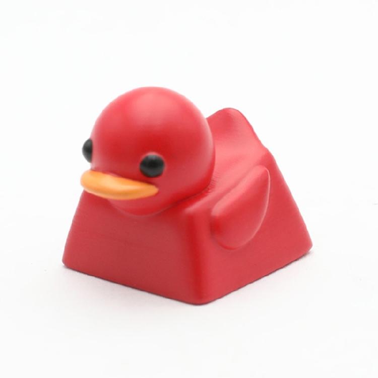 Kachna kvákající Pryskyřice Klíčenka Klíčenka Kachna Kvakající Hračka Pro Klávesnice Přizpůsobení Uvolňovač Stresu Dárek