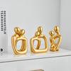 New Couple Character Ornament Solid Color Fashion European Creative Gift Modern Simplicity Hot Selling Desktop Craft Decoration