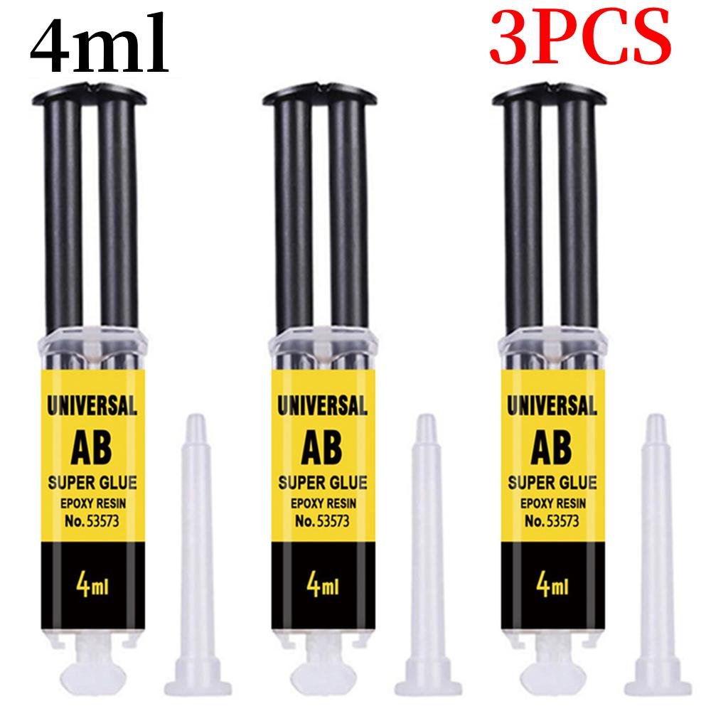 Universeller AB-Kleber Mehrstoff-Epoxidharzkleber 4/25ml Hochfest Wasserdicht Reparaturkleber Für Metall Kunststoff Holz Keramik