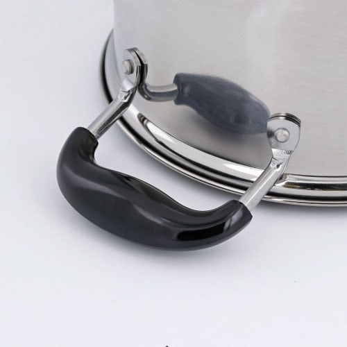 Bestco 18cm Casserole Pot, Stainless Steel, Induction and Gas Compatible, NQ-0205, Edel