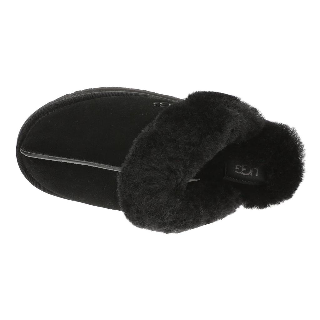 UGG Disquette Shearling Size 7 Slip-On Boots, Black, Women's, (Approx. 24.0cm), 1122550, Black.