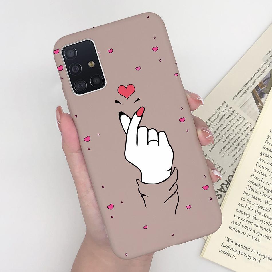 For Samsung Galaxy A51 Case Cover Soft Silicone TPU Bumper Phone Case for Samsung A31 A71 A515 A515F A 71 51 31 Coque Funda Capa