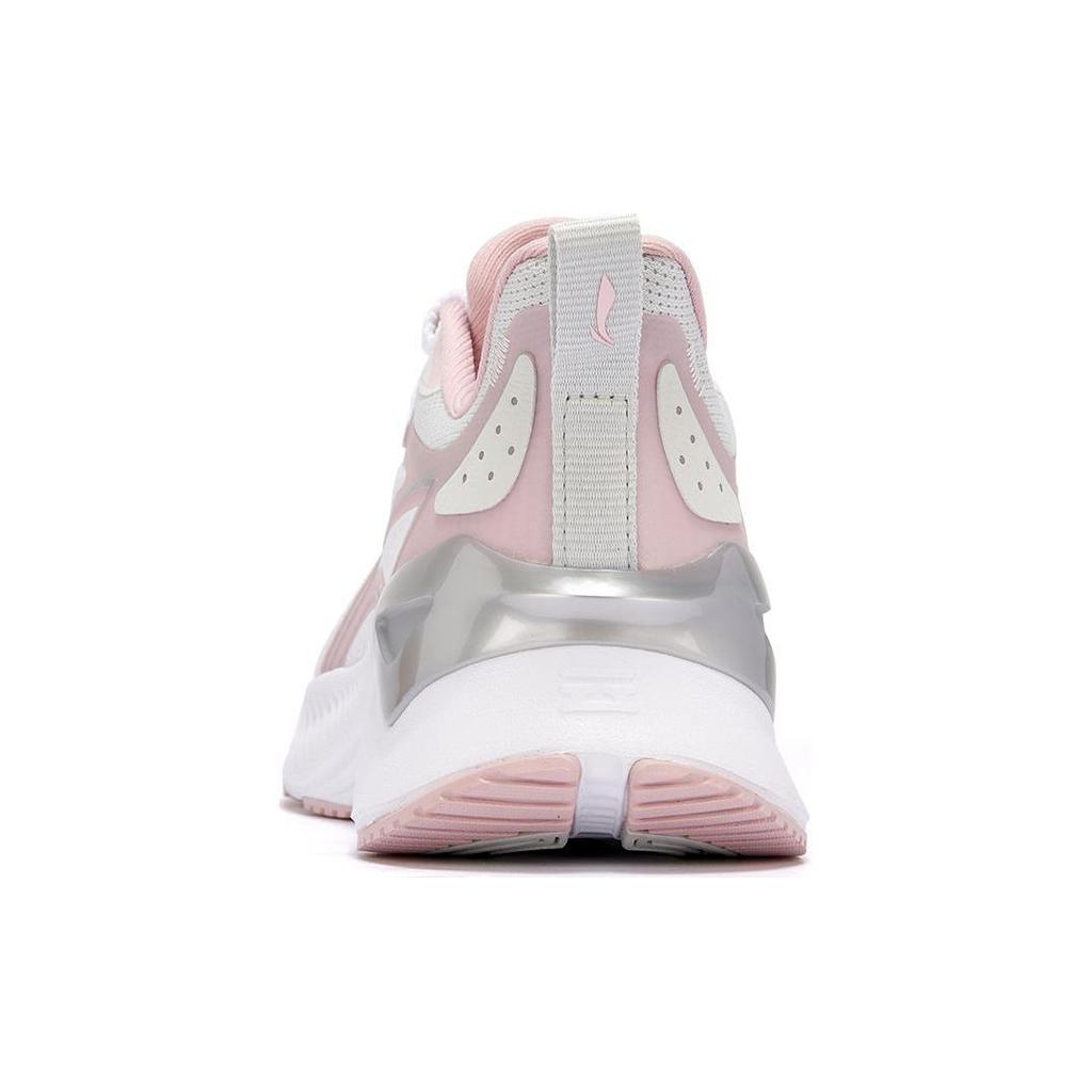 Li Ning YueYing 3.0 Amorti Résistant à l'abrasion Respirant Basse Cheville Décontracté Chaussures de Course pour Femmes Blanc Violet ARHU024-5