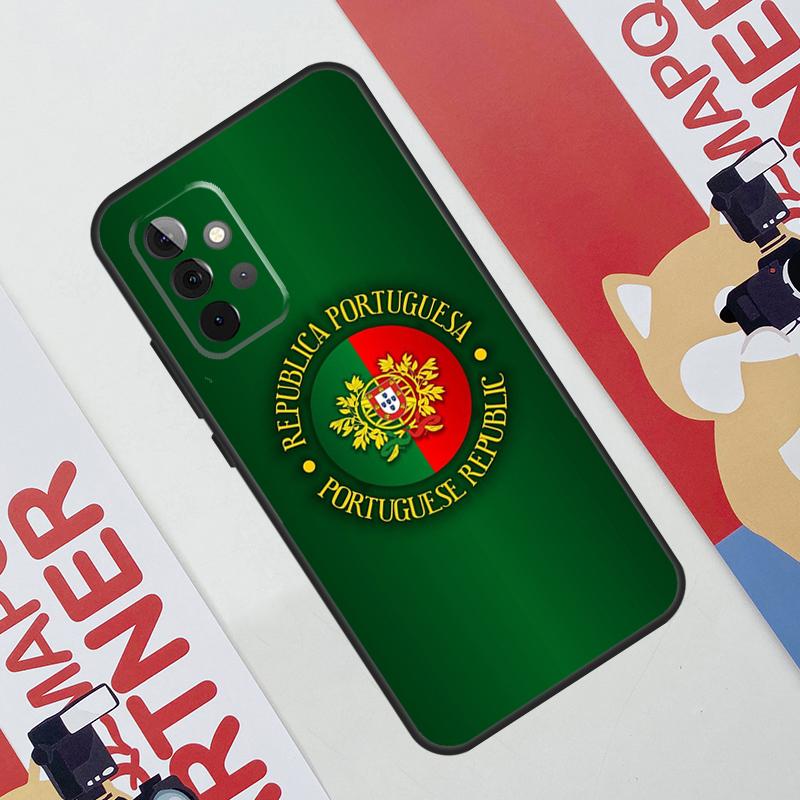 Portugal Flag Case For Samsung Galaxy A34 A54 A14 A56 A36 A16 A06 A13 A53 A12 A22 A32 A52 A35 A17 A15 A55