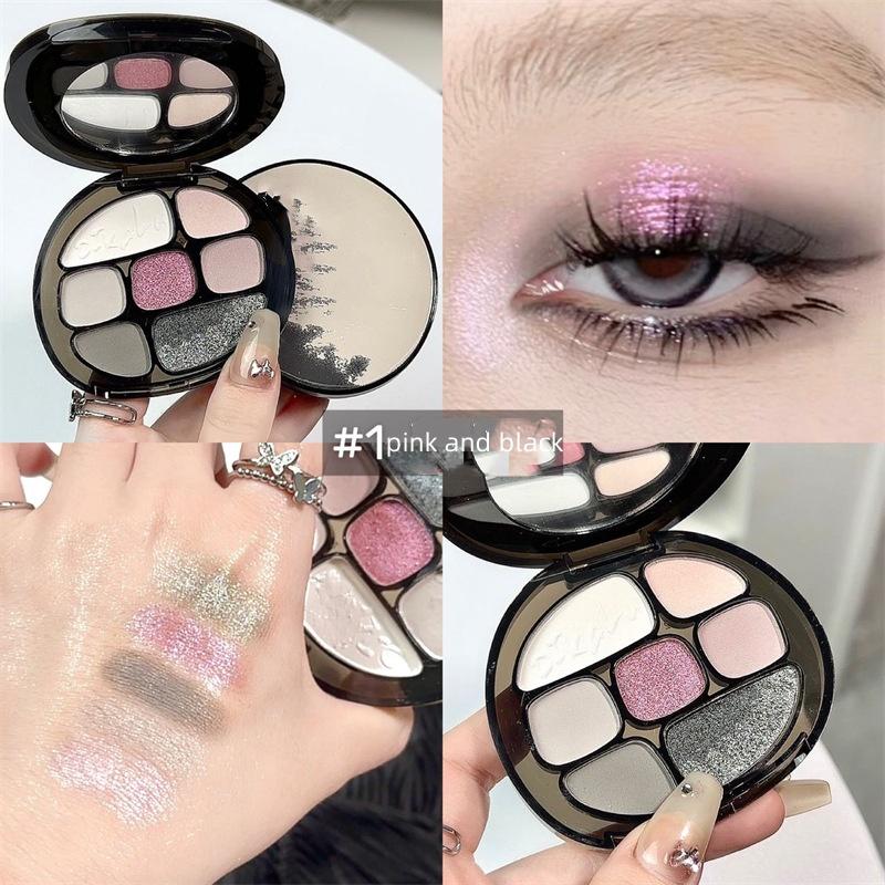 

1 шт. Тени для век Pearl Matte Rose Eye Shadow Palette Glitter Sequins Eye Shadow Pigment Durable Makeup WBL 2