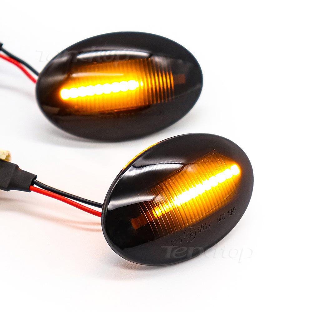 New Dynamic Sequential Flowing Side Marker Lights for Ford Fiesta III IV Mondeo I KA Transit Tourneo MK 1 3 Turn Signal Lamps