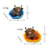 Trendy Resin Yak Figurines Cute Creative Yak Doll Handicrafts Garden Courtyard Decor Gift
