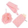 Bath Shower Ball Glove Set for Gentle Exfoliating 2Sets Portable Bath