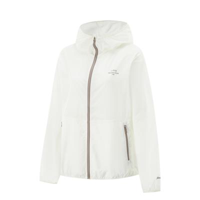 Li Ning Comprehensive Training Series Ice Silk Cool Comfort Sportlicher Windbreaker Damen Oberbekleidung Off-White AFDV428-6