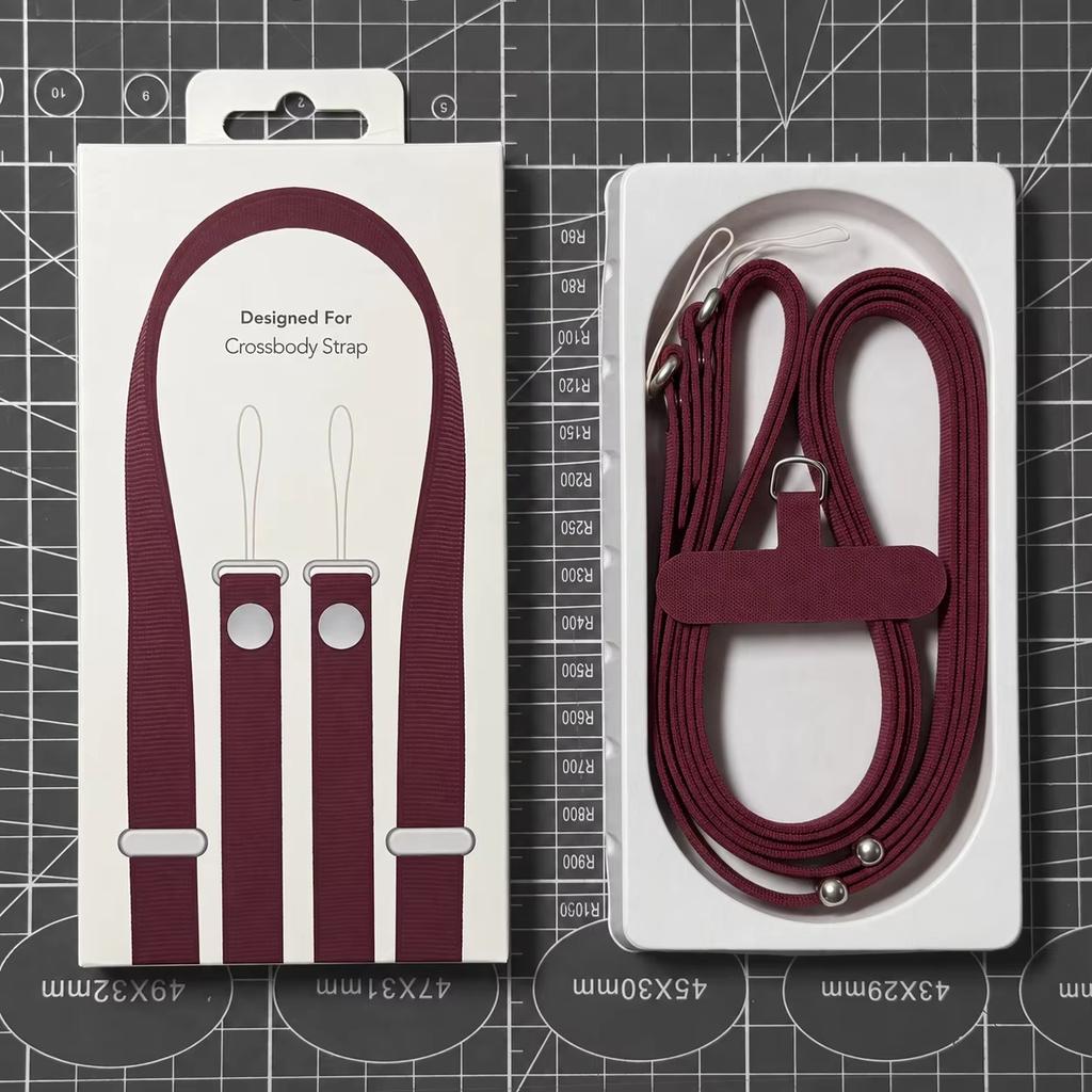 Adjustable Case Magnetic Phone Lanyard Anti-loss Durable Phone Crossbody Lanyard Woven Neck Strap for Iphone Duo 17 18 Pro Max S26 for POCO F9 Ultra