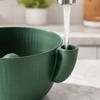 Self Spinning Berry Washing Bowl Swirling Design Kitchen Colander Vegetable Washer  Kitchen Use