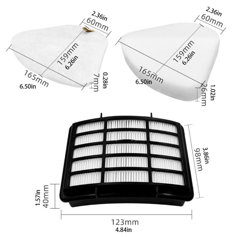 Electric Vacuum Filter Spare Parts for NV350/NV351/NV35 Replacement Accessories Floor Cleaner Maintenance Supplies
