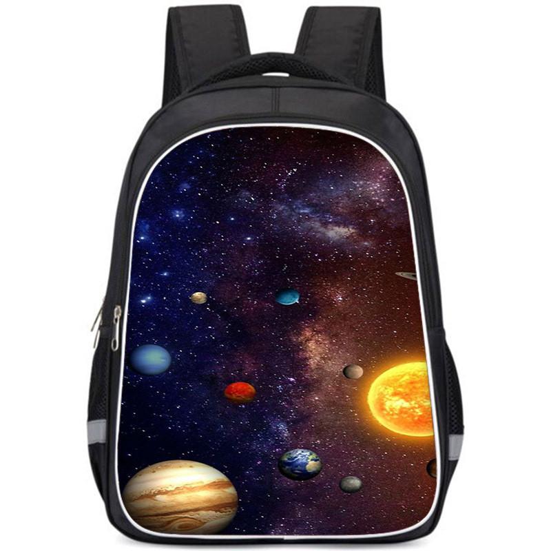 Large Capacity Lightweight 3d Backpack For Kids Oxford Cloth Unisex School Bag