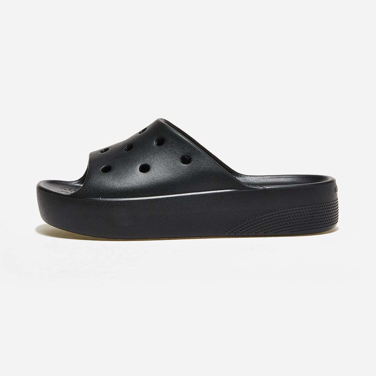 

Классические шлепанцы на платформе [CROCS] CRS208180-1010097390, популярная обувь в Корее.